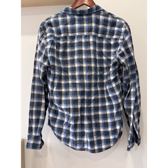 Frank & Eileen Womens Small Button Down Flannel Plaid Shirt Paul Cotton Italy - Picture 2 of 7